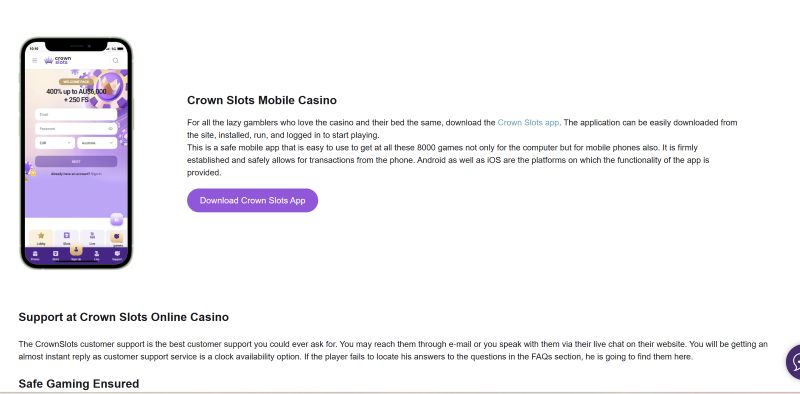 CrownSlots Casino Active Promotions
