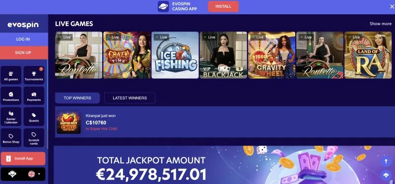 Evospin Casino Verification Strategy