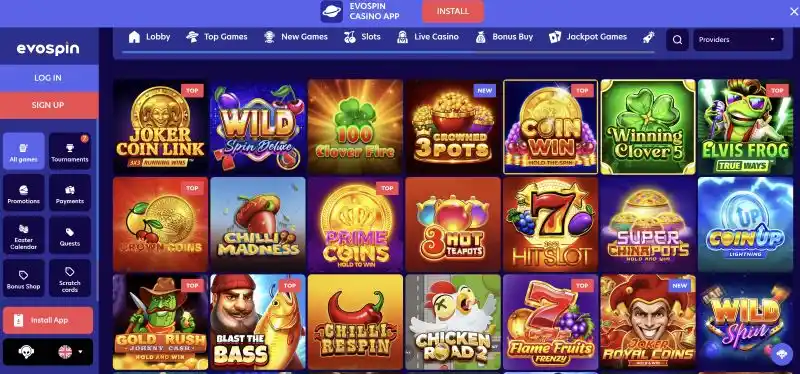 Evospin Casino Leaderboard Tournaments