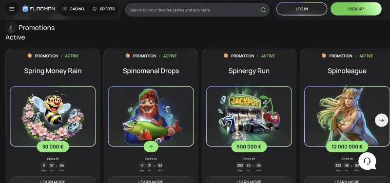 Flagman Casino Live Dealer Tables
