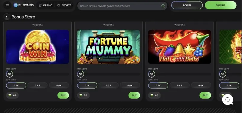Flagman Casino Mobile PWA App