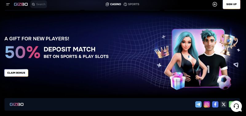 Gizbo Casino Payment and Crypto Methods