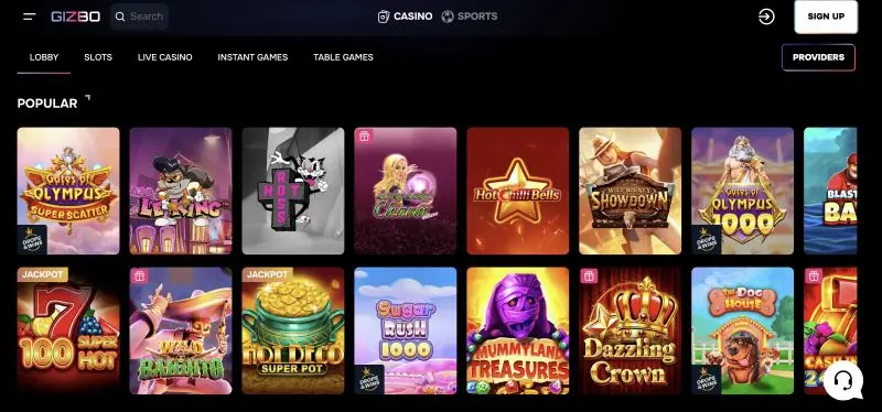 Gizbo Casino VIP Loot Boxes