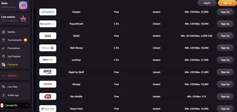 Gunsbet Casino Home Page Architecture