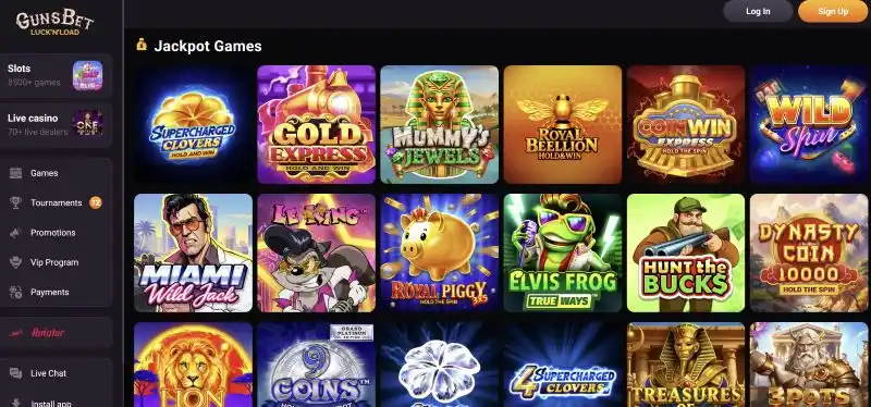 Gunsbet Casino VIP Wild West Tiers