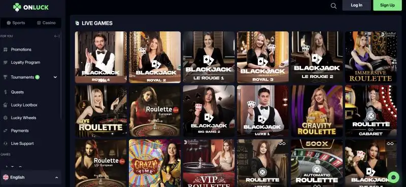Onluck Casino Mobile App and Customer Support